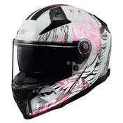 LS2 FF811 Vector II Dakflo Full Face Helmet Gloss White / Pink
