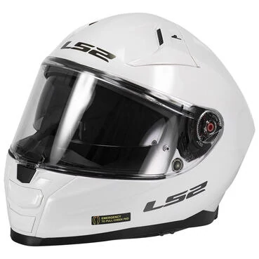LS2 FF811 Vector II Solid Full Face Helmet Белый