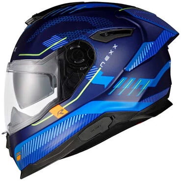 NEXX Y.100R Baron Full Face Helmet Indigo Blue MT