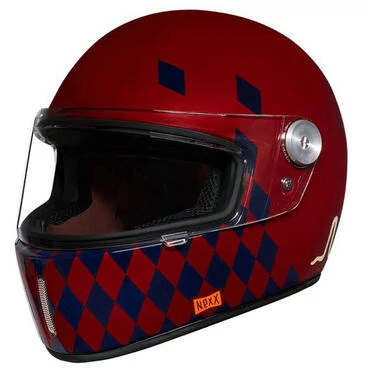 NEXX X.G100R Checkmate Full Face Helmet Бордовый