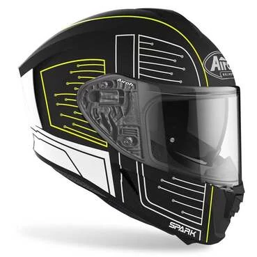 AIROH Spark Cyrcuit Full Face Helmet Черный
