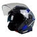 AXXIS OF504SV Mirage SV Damasko D7 Open Face Helmet Синий