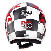 NAU N400 Free Trial Open Face Helmet Красно-белый
