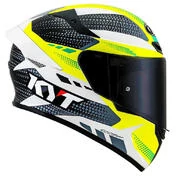 KYT TT-Course Gear Full Face Helmet Черно-желтый