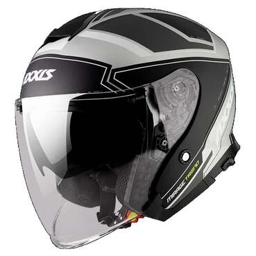 AXXIS OF504SV Mirage SV Trend Open Face Helmet matt grey