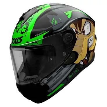AXXIS FF112C Draken S Cosa Nostra Full Face Helmet Зеленый
