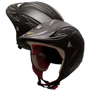 TOPFUN Trial Open Face Helmet Черный