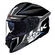 SMK Titan Slick GL265 Full Face Helmet Glossy Black / Grey