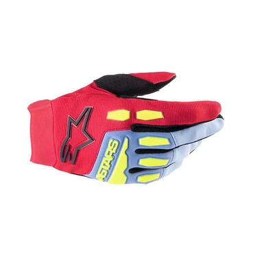 Alpinestars Youth Full Bore мотоперчатки Red Blue