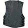 Icon REGULATOR D3O Stripped Black Leather Motorcycle Vest