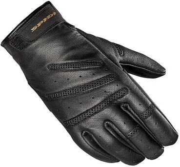 Perforated Leather Motorcycle мотоперчатки CE Custom Spidi Summer GLORY Black
