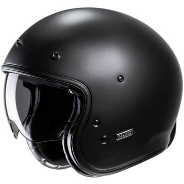 Motorcycle Мотошлем Jet Custom Hjc V31 Semi Opaque Black