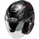 Hjc F31 LUDI MC1SF Jet Motorcycle Helmet Matt Black Red