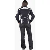 Women's Shortened Motorcycle Pants In Ixs ANNA-ST 2.0 Black Fabric