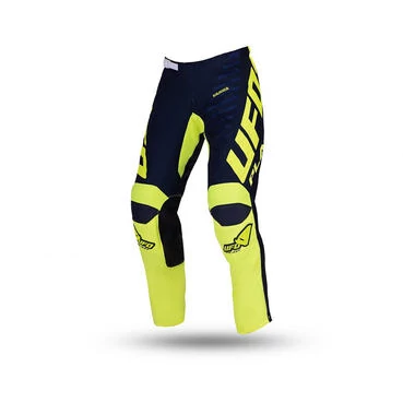 Ufo Kimura Kid мотоштаны Blue Yellow Fluo Синий