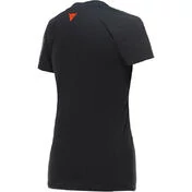Dainese RACING Casual Motorcycle Jersey LADY Casual T-Shirt Black