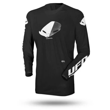 Ufo Radial Slim Jersey Black Черный