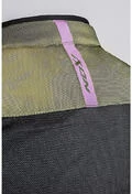 Motorcycle Jacket for Woman in Perforated Fabric Ixon ORION LADY Black Khaki Pink