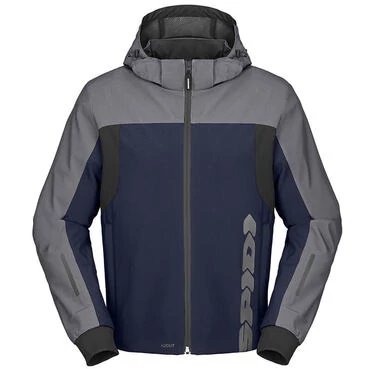 Spidi Hoodie H2out 2 Jacket Silver Серый