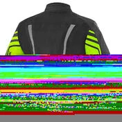 Berik 2.0 Technical Fabric Motorcycle Jacket NJ-193323A WP Black White Yellow Fluo