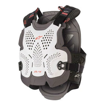 Alpinestars A-4 Max Chest Protection White Red Белый