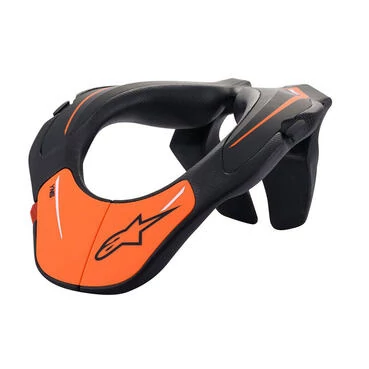 Alpinestars Youth Neck Support Black Orange Оранжевый