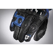 Ixon RS6 AIR Black White Blue Summer Leather Motorcycle Gloves