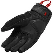 Rev'it DUTY Black Red Summer Motorcycle Gloves