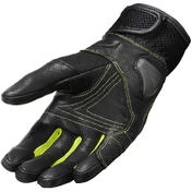 Rev'it METRIC Summer Motorcycle Gloves Black Neon Yellow