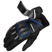 Spidi X-FORCE Black Blue Motorcycle Gloves