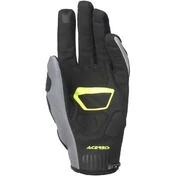 Acerbis CE NEOPRENE 3.0 Fabric Motorcycle Gloves Black Yellow Fluo