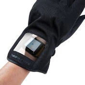 Motorcycle Gloves in CE Tucano Urbano 9983hu KRONOS Black Fabric