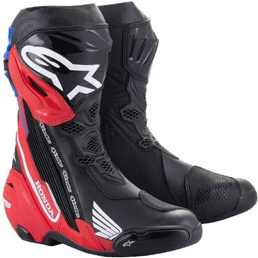 Alpinestars HONDA SUPERTECH R Motorcycle Boots Blue Red Black