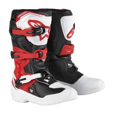 Alpinestars Tech 3s Youth мотоботинки Black Red Красный