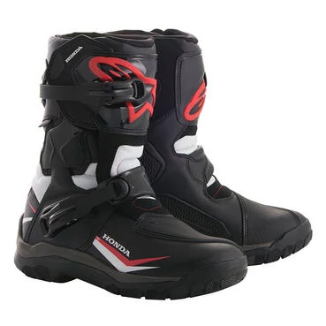 Alpinestars Belize Drystar Honda Boots Black White Red Красный