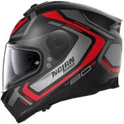 Integral Motorcycle Helmet Nolan N80.8 ALLY N-Com 039 Matt Red