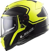 Integral Motorcycle Helmet LS2 FF390 Breaker Bold Black Yellow Fluo