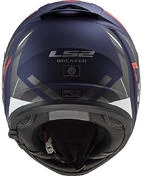 Full Face Motorcycle Helmet Double Visor Ls2 FF390 BREAKER Beta Red Blue Matt