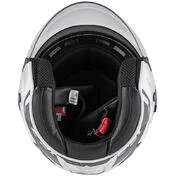 Givi 12.3 STRATOS Shade Jet Motorcycle Helmet White Silver Titanium