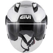 Givi 12.3 STRATOS Shade Jet Motorcycle Helmet White Silver Titanium