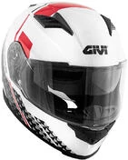 Integral Motorcycle Helmet Givi 50.5 TRIDION Magnus White Black Red