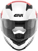 Integral Motorcycle Helmet Givi 50.5 TRIDION Magnus White Black Red