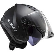 Motorcycle Helmet Jet Ls2 OF600 COPTER II Matt Black