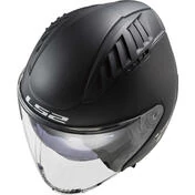 Motorcycle Helmet Jet Ls2 OF600 COPTER II Matt Black