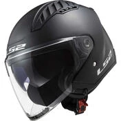Motorcycle Helmet Jet Ls2 OF600 COPTER II Matt Black