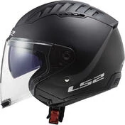 Motorcycle Helmet Jet Ls2 OF600 COPTER II Matt Black