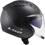 Motorcycle Helmet Jet Ls2 OF600 COPTER II Matt Black