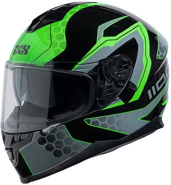 Integral Motorcycle Мотошлем Double визор Ixs 1100 2.2 Matt Black Green