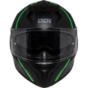 iXS 217 2.0 Integral Motorcycle Helmet Matt Black Green
