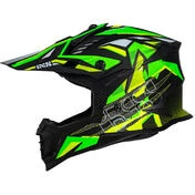 Moto Cross Enduro helmet iXS 363 2.0 Matt Black Yellow Fluo Green